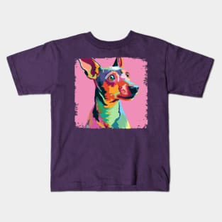 Rat Terrier Pop Art - Dog Lover Gifts Kids T-Shirt